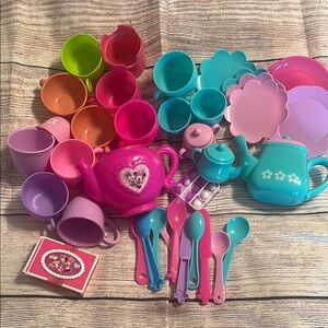 Colorful Tea Party Set for Kids 38 pieces